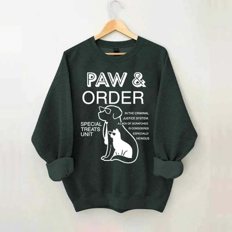Paw And Order Fur Mama Sweatshirt