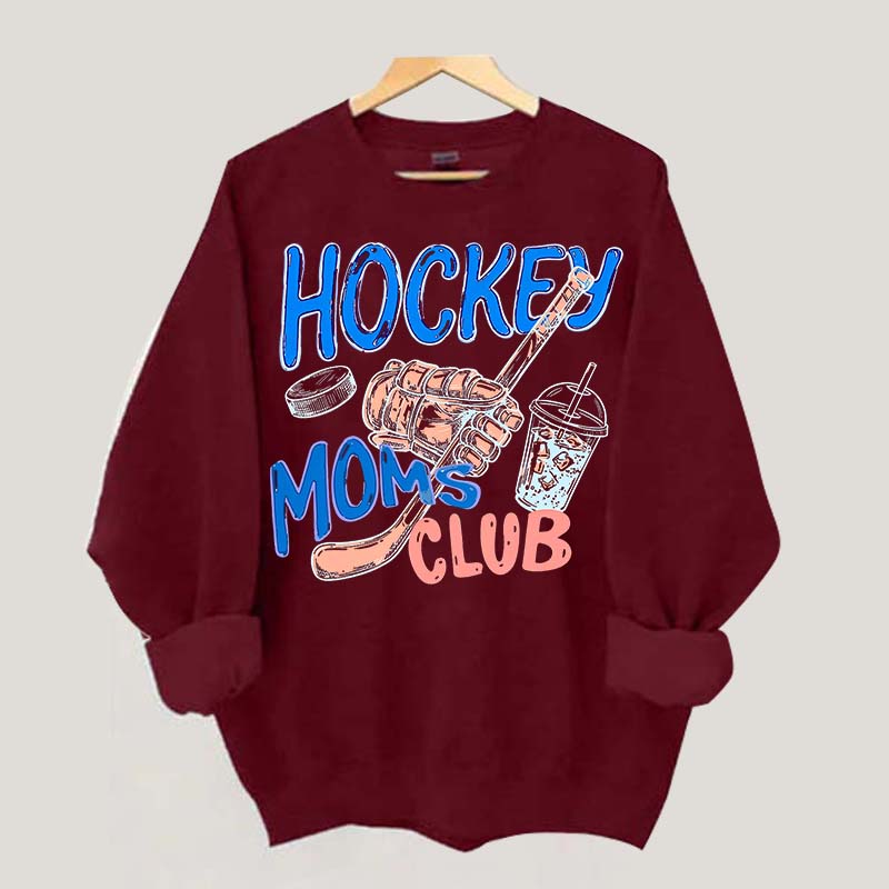 Funny Hockey Mom Club Sweatshirt