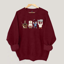 Funny Hockey Goose Sweatshirt