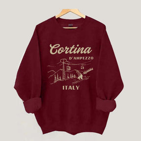 Cortina d'Ampezzo Ski Sweatshirt