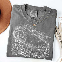 Vintage Winter Forest Comfort Colors T-Shirt