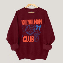 Custom Volleyball Mom Club Sweatshirt