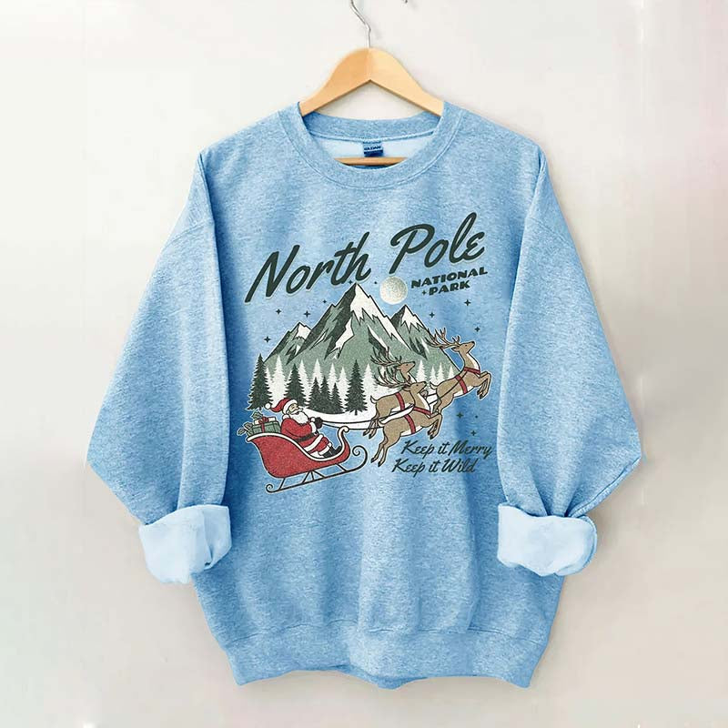 North Pole National Park Christmas Sweatshirt