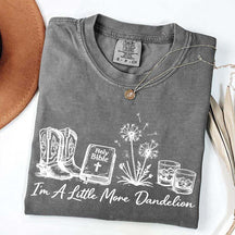 Dandelion Comfort Colors Graphic Western T-Shirt