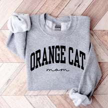 Orange Cat Mom Sweatshirt