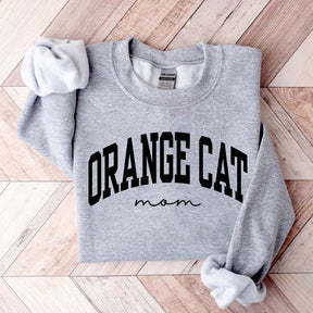 Orange Cat Mom Sweatshirt