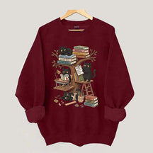 First Day Of School Black Cat Teacher Sweatshirt