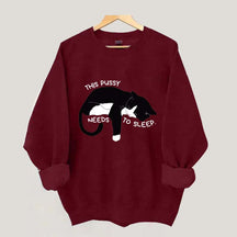 This Cat Needs To Sleep Sweatshirt