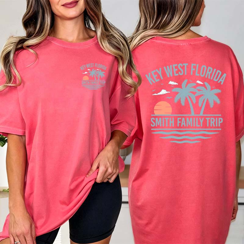 Personalized Family Beach Vacation T-Shirt