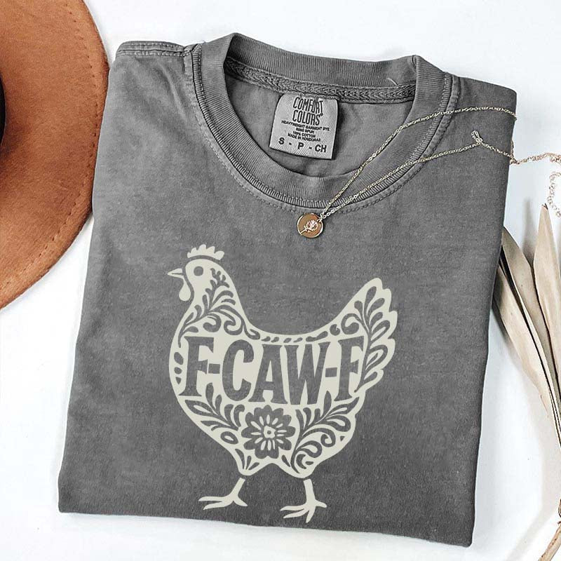 F-CAW-F Farm Animal Chicken T-Shirt