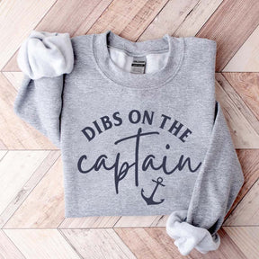 Dibs On The Captain Cute Sweatshirt