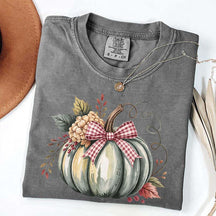 Watercolor Pumpkin Womens Halloween T-Shirt
