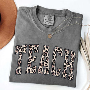 Comfort Colors Leopard Teacher T-Shirt