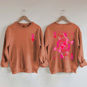 Weightlifting Queen Of Hearts Sweatshirt