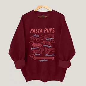 Comfort Colors Pasta Pups Dog Sweatshirt