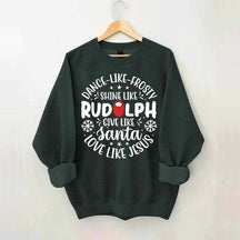 Shine Like Rudolph Heathered Sweatshirt