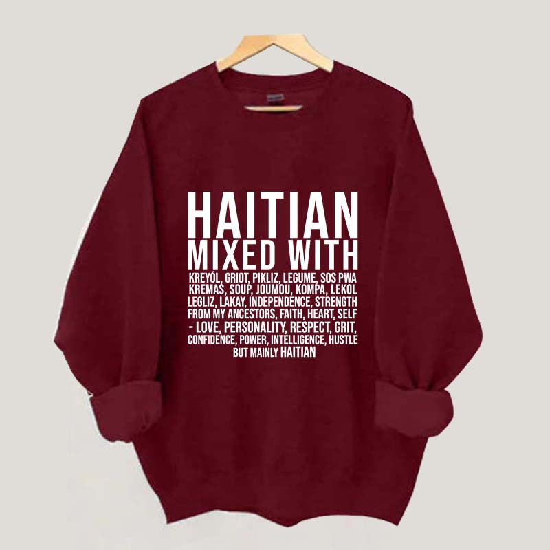 Haitian Definition Caribbean African Culture Sweatshirt