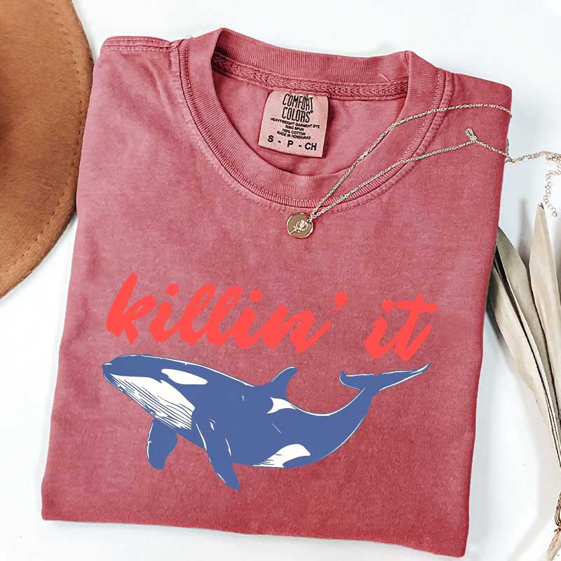 'Killin' It' Whale T-Shirt