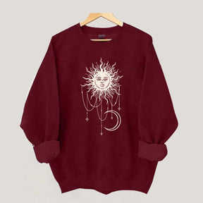 Widow's Bay Patricia Celestial Sun Moon Sweatshirt