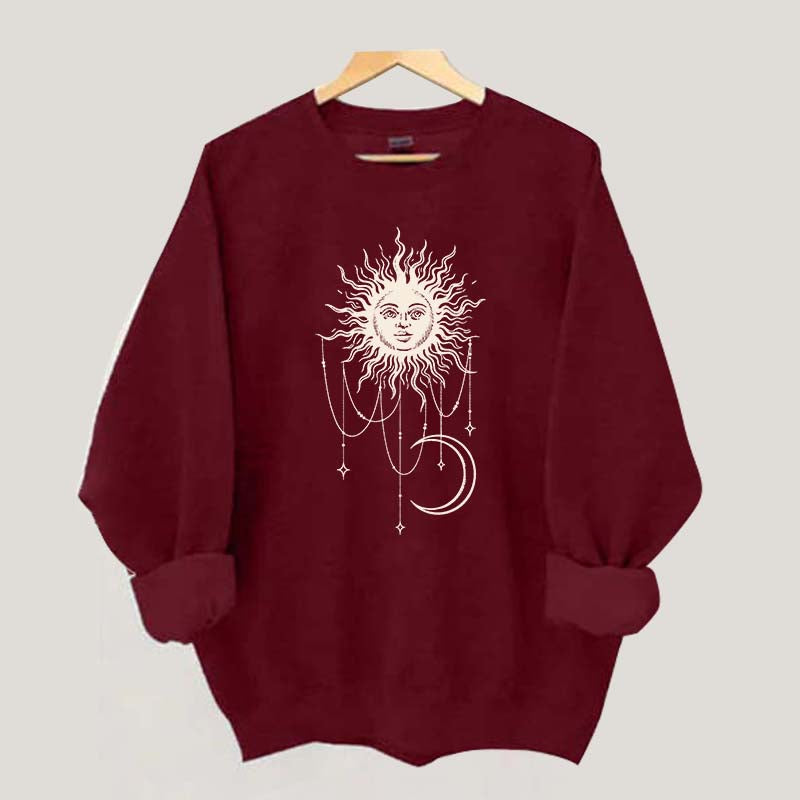 Widow's Bay Patricia Celestial Sun Moon Sweatshirt