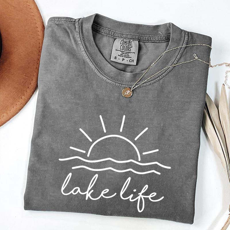 Lakeside Camping Lake Life T-Shirt