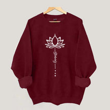 Namaste Floral Yoga Sweatshirt