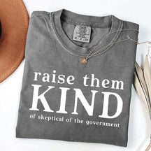Raise Them Kind Homestead Mom Funny T-Shirt