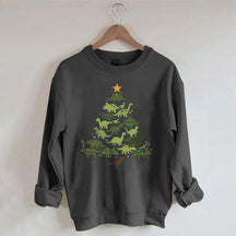 Dinosaurs Christmas Tree Sweatshirt