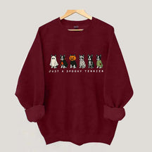 Spooky Boston Terrier Halloween Sweatshirt