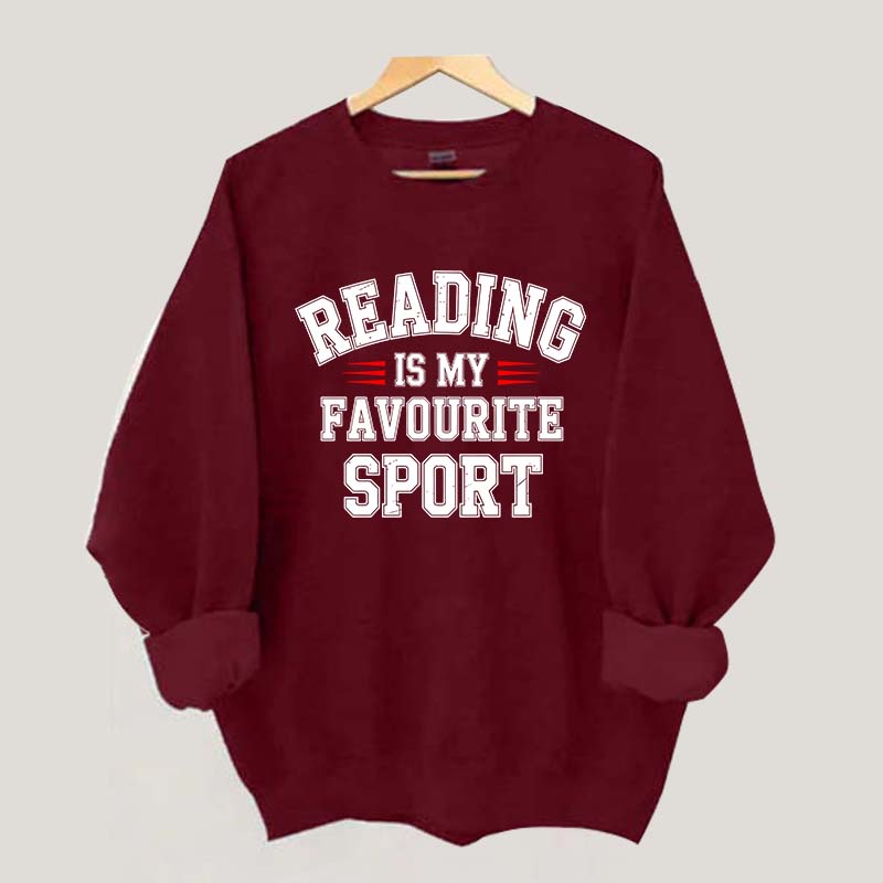 Librarian Reading Is My Favorite Sport Sweatshirt