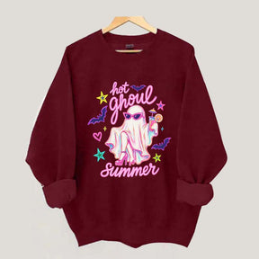 Hot Ghoul Summer Spooky Sweatshirt