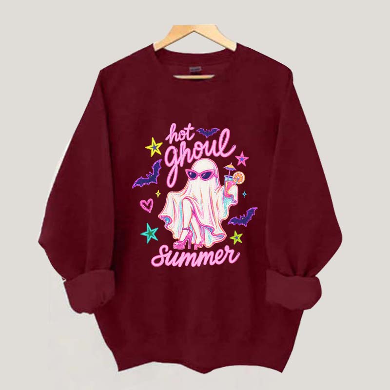 Hot Ghoul Summer Spooky Sweatshirt
