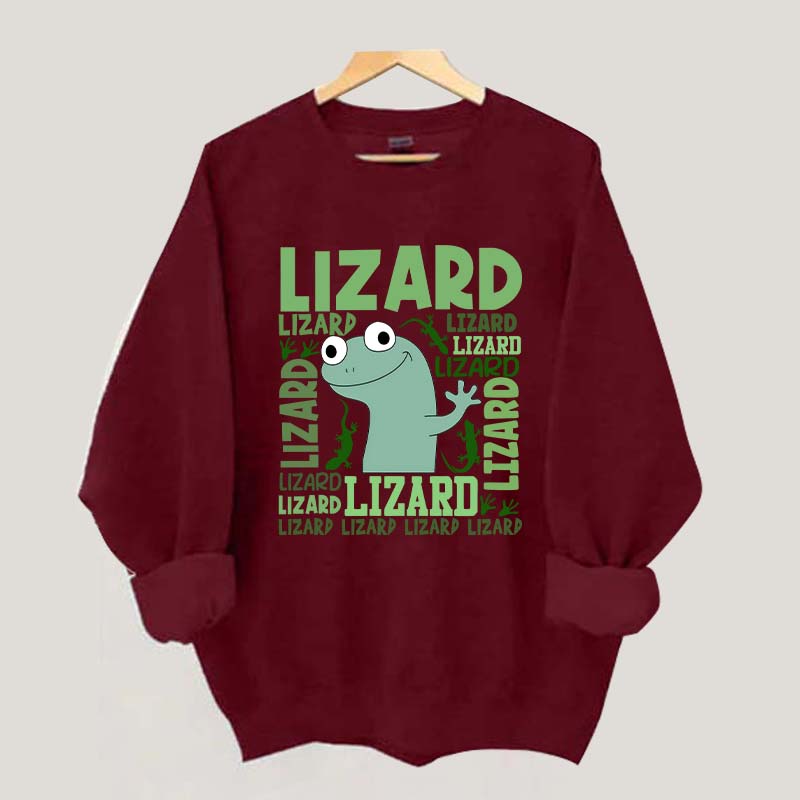 Lizard Lizard Funny Gecko Sweatshirt