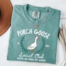 Porch Goose Social Club Est 1983 T-Shirt