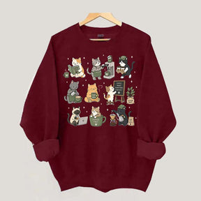 Coffee Cats Catpuccino Sweatshirt