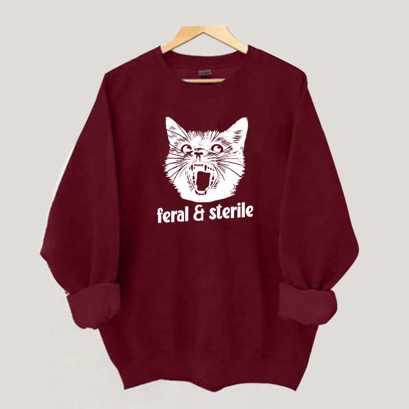 Feral and Sterile Cat Sweatshirt