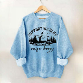Support Wildlife Raise Boys Sweatshirt