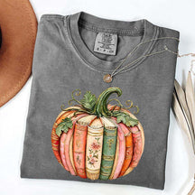Comfort Colors Pumpkin Book Lover T-Shirt