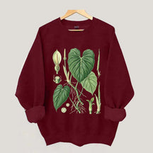 Philodendron Vintage Plant Anatomy Sweatshirt