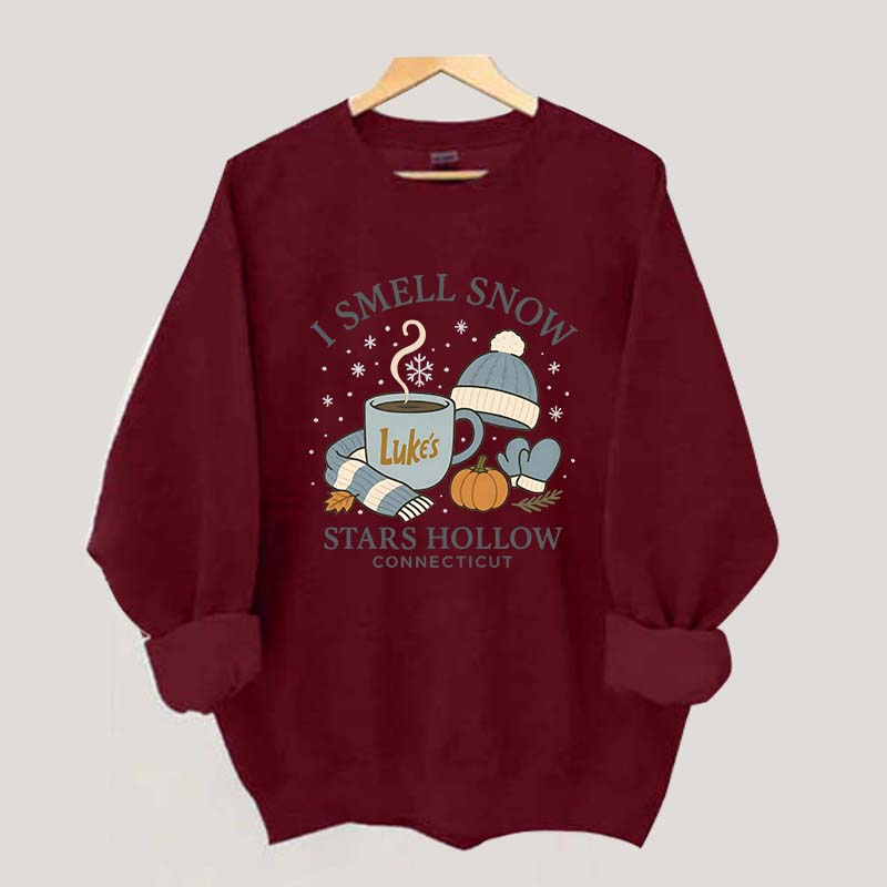 I Smell Snow Stars Hollow Sweatshirt