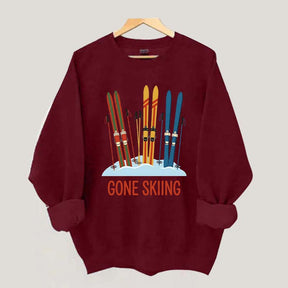 Retro Gone Skiing Sweatshirt
