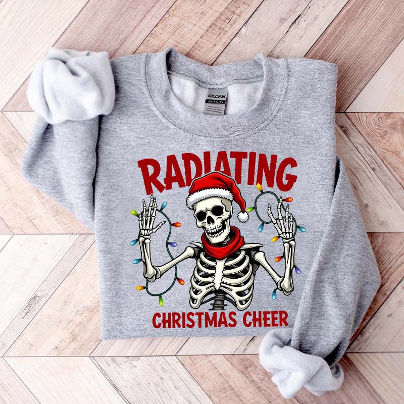 Radiating Christmas Cheer Sweatshirt