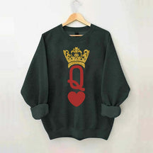 Queen Of Hearts Sweatshirt