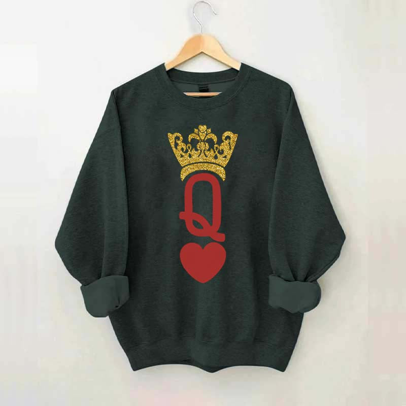 Queen Of Hearts Sweatshirt
