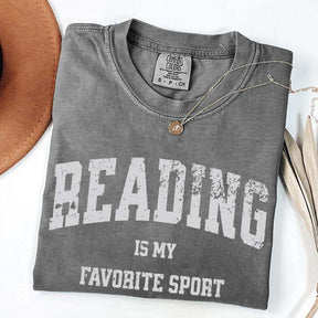 Retro Reading Is My Favorite Sport Cute T-Shirt