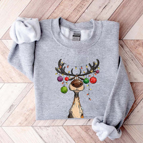 Vintage Reindeer Christmas Winter Sweatshirt