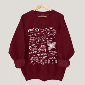 AMAZE Space Monster Rocky Sweatshirt