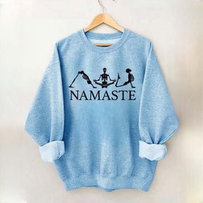 Namaste Yoga Skeleton Sweatshirt