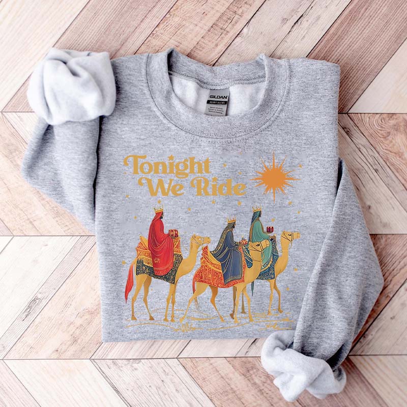 Retro Tonight We Ride Faith Sweatshirt