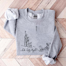 Oh Holy Night Faith Based Sweatshirt